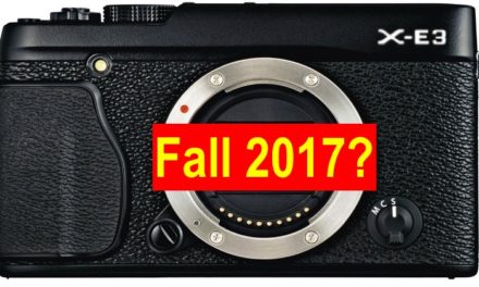 Fujifilm X-E3 sortira à l’automne 2017