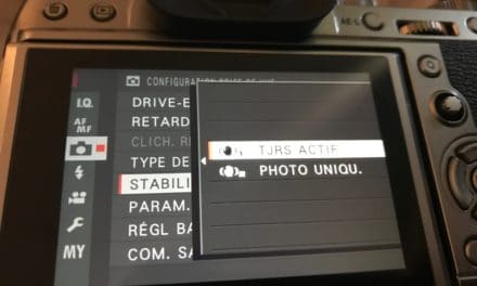 OIS Stabilisation Fujifilm : Mode 1 et mode 2