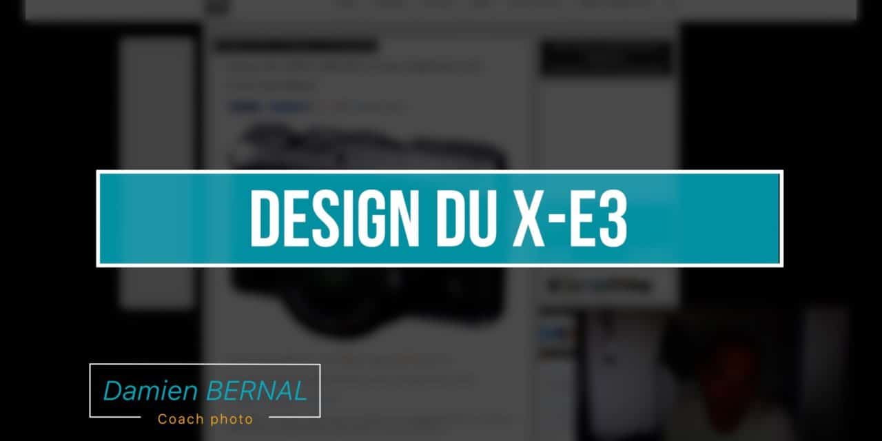 Fujifilm X-E3 : Le design