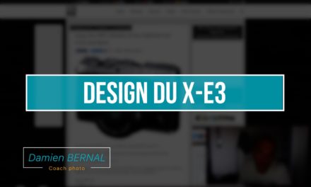 Fujifilm X-E3 : Le design