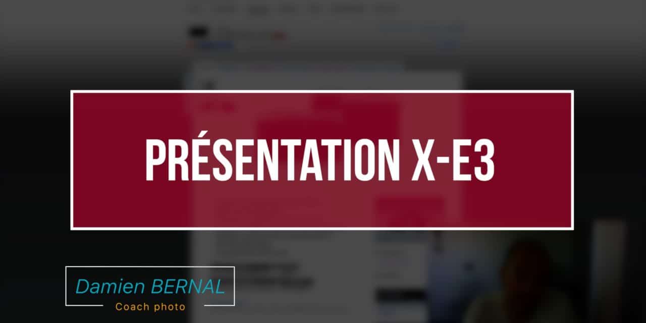 Annonce Fujifilm X-E3