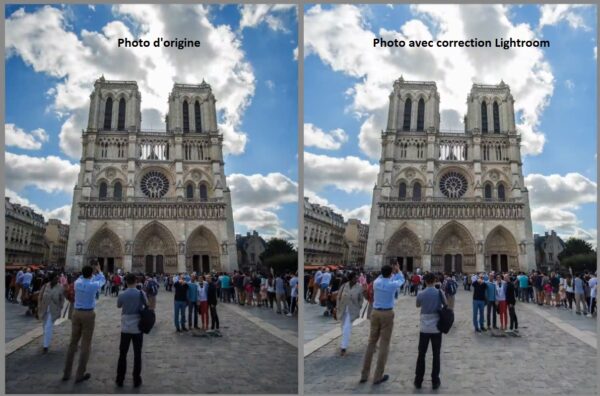 Photo de Notre Dame de Paris prise avec le Samyang 12 mm F2