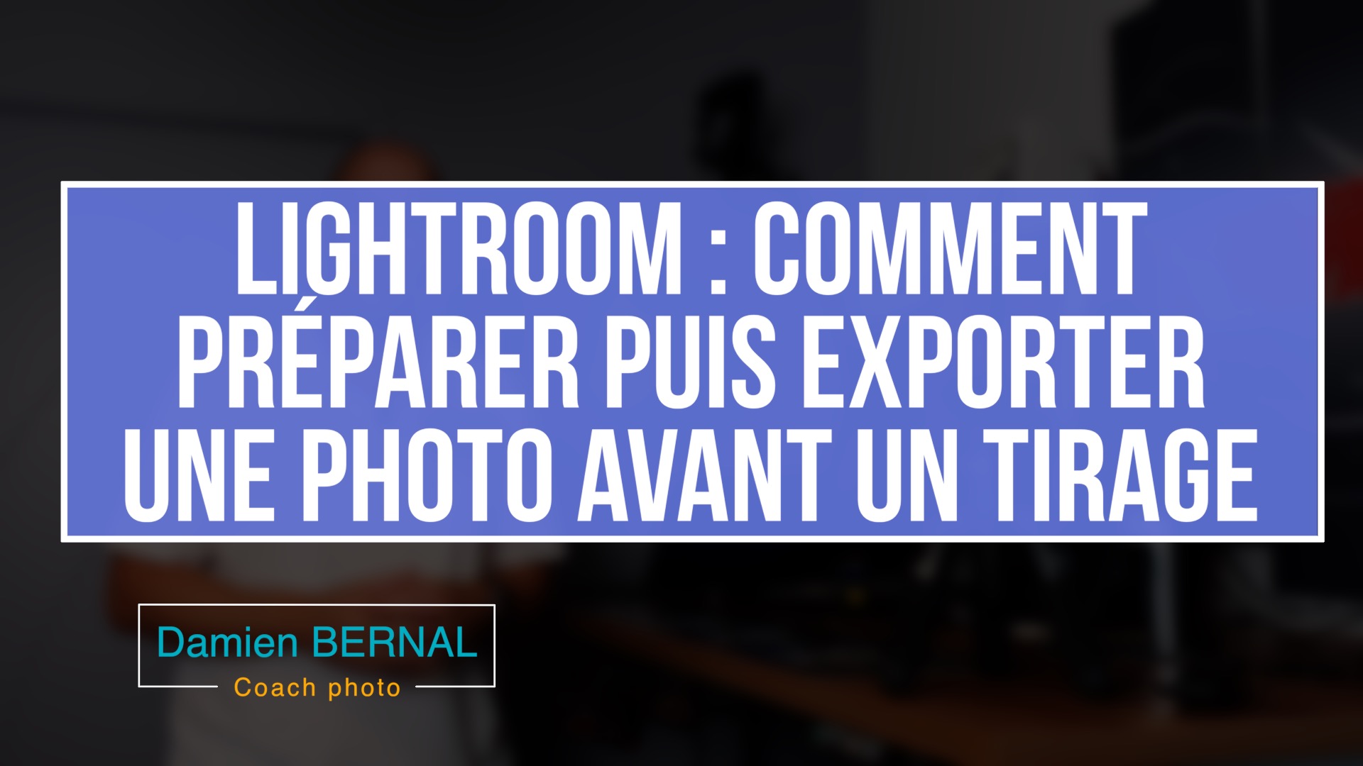 Lightroom export photo tirage