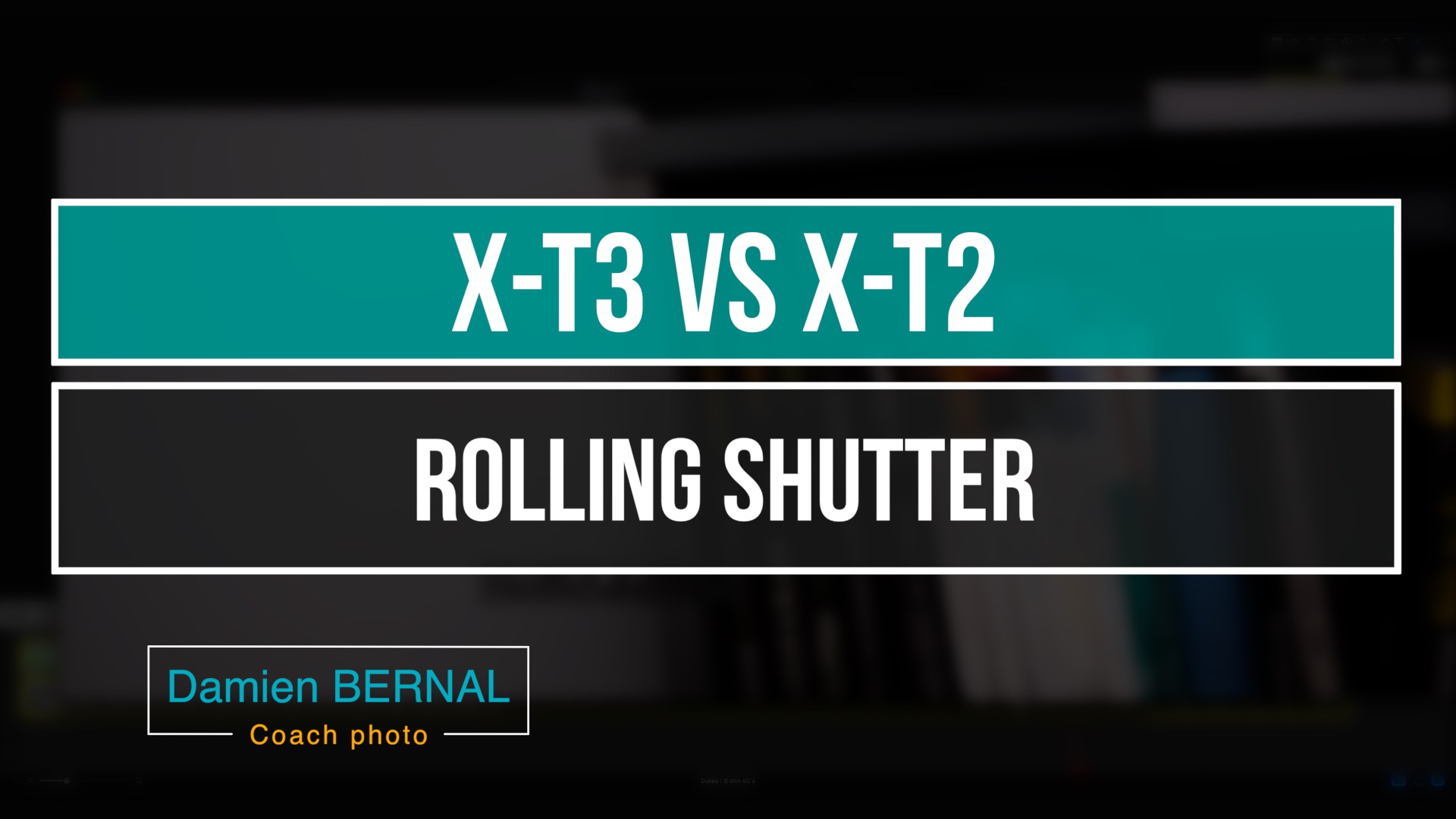 Rolling shutter X-T3