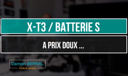 X-T3 : Une batterie S compatible a prix doux
