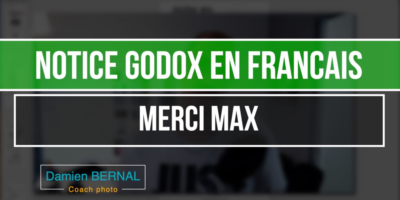Manuel utilisateur GODOX en Francais