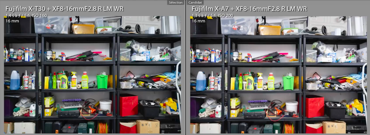 Test de la qualité d'image sur le Fujifilm X-A7