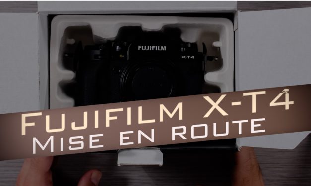 Fujifilm X-T4 : Contenu boite & Configuration initiale