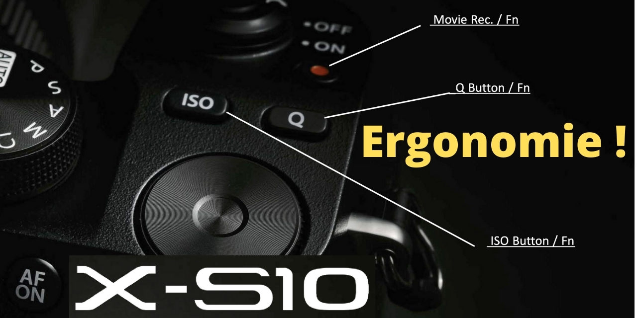 Nouvelle ergonomie du Fujifilm X-S10 : qu’est-ce que ça change ?