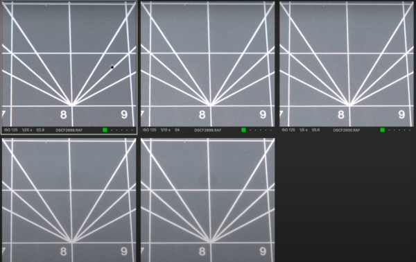 Analyse des aberrations chromatiques sur le Fujifilm XF 16-55mm f2.8 II